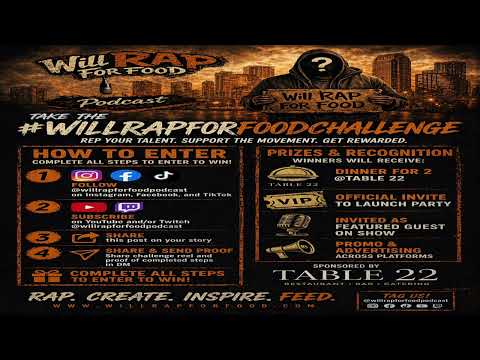 #WillRapForFoodChallenge